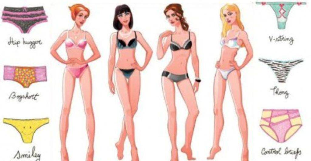 modelli di mutande femminili