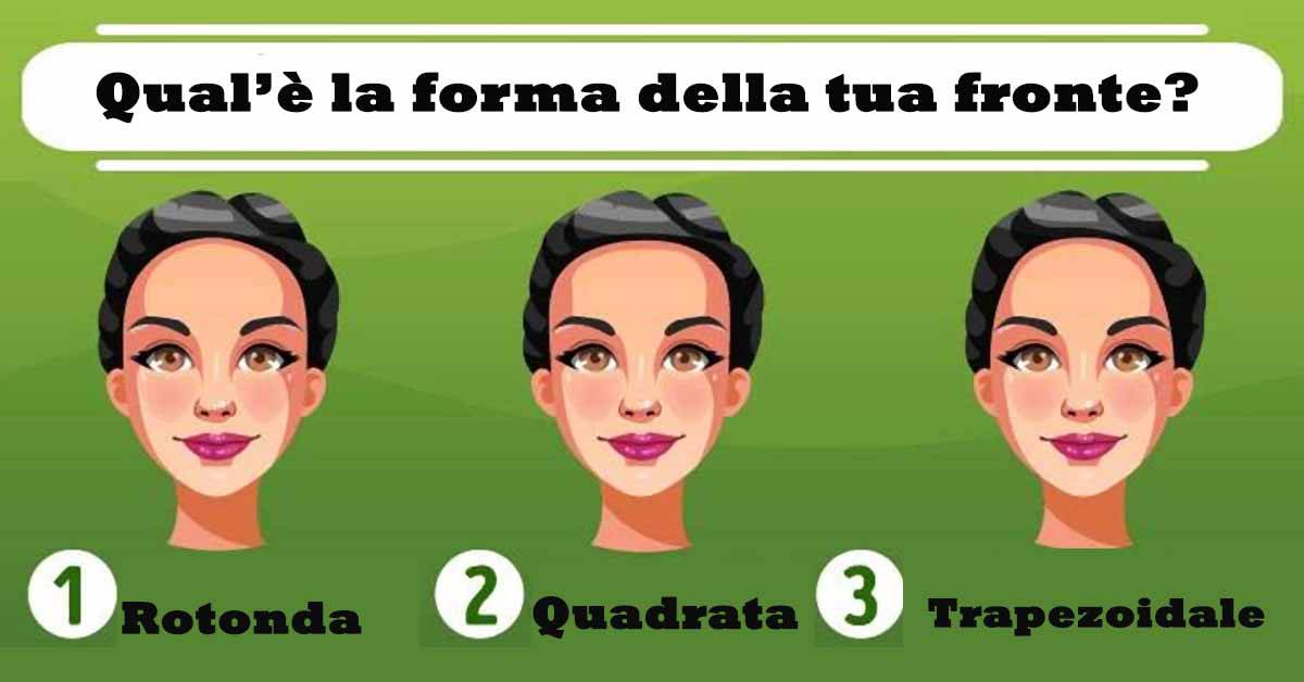 Sei dominante o dominato? La forma della fronte determina la tua personalità