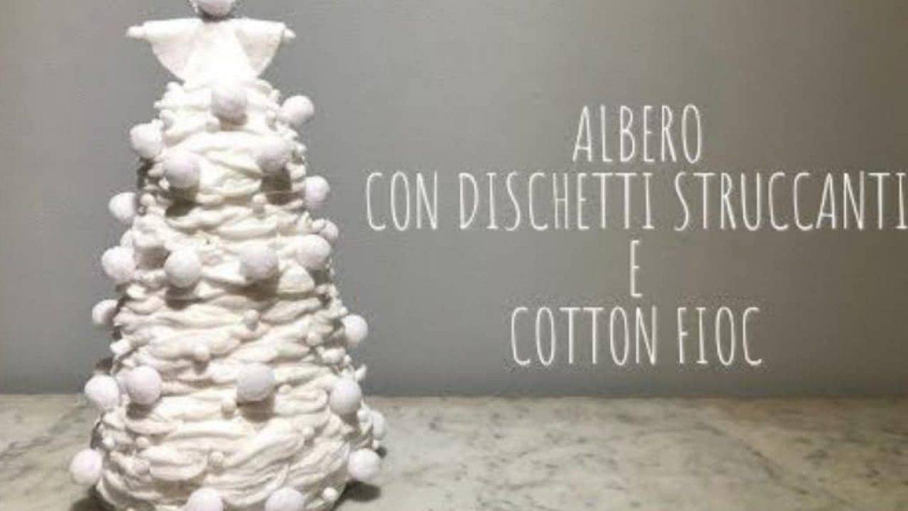 Natale Fai Da Te Albero Di Natale Con Dischetti Struccanti