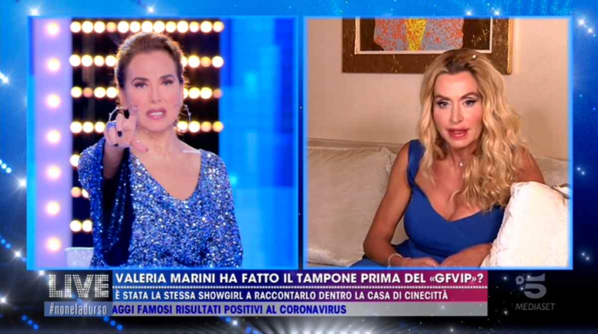 Valeria Marini a Live Non è la d'Urso