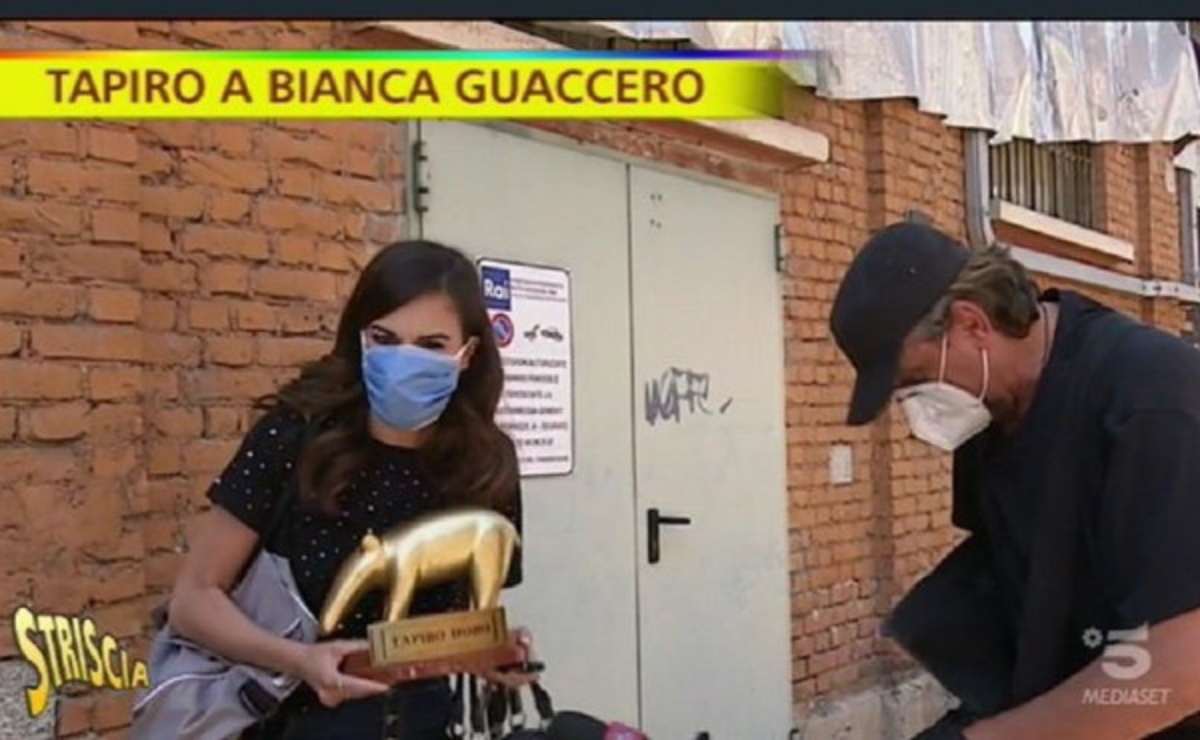 Bianca Guaccero a Striscia La Notizia