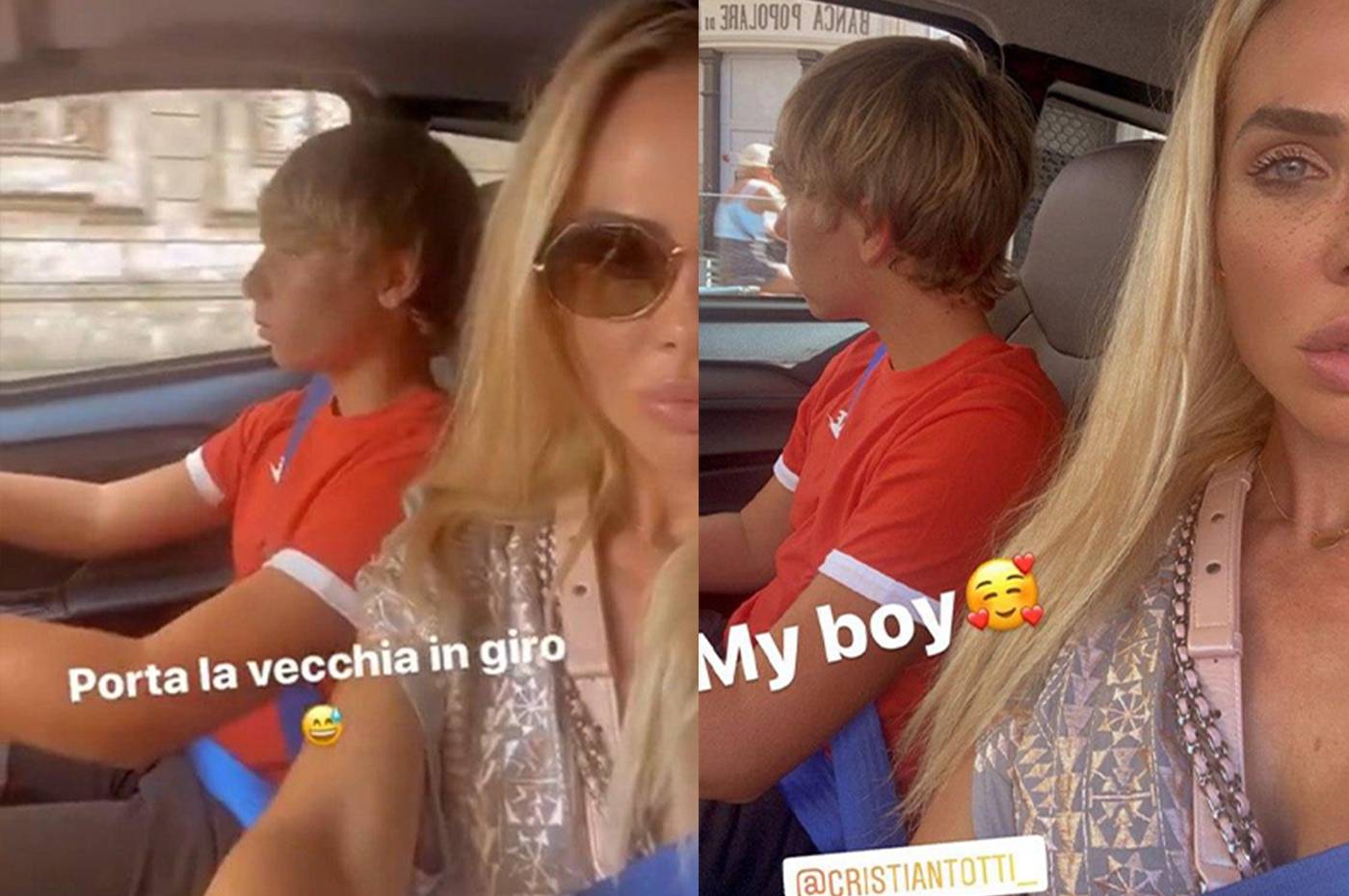 Ilary Blasi e Cristian Totti