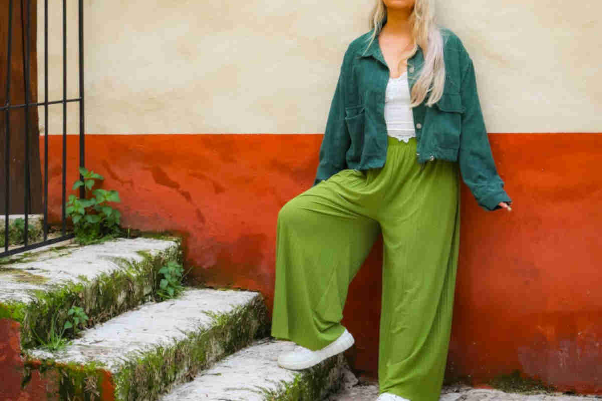 Outfit verde da sfoggiare