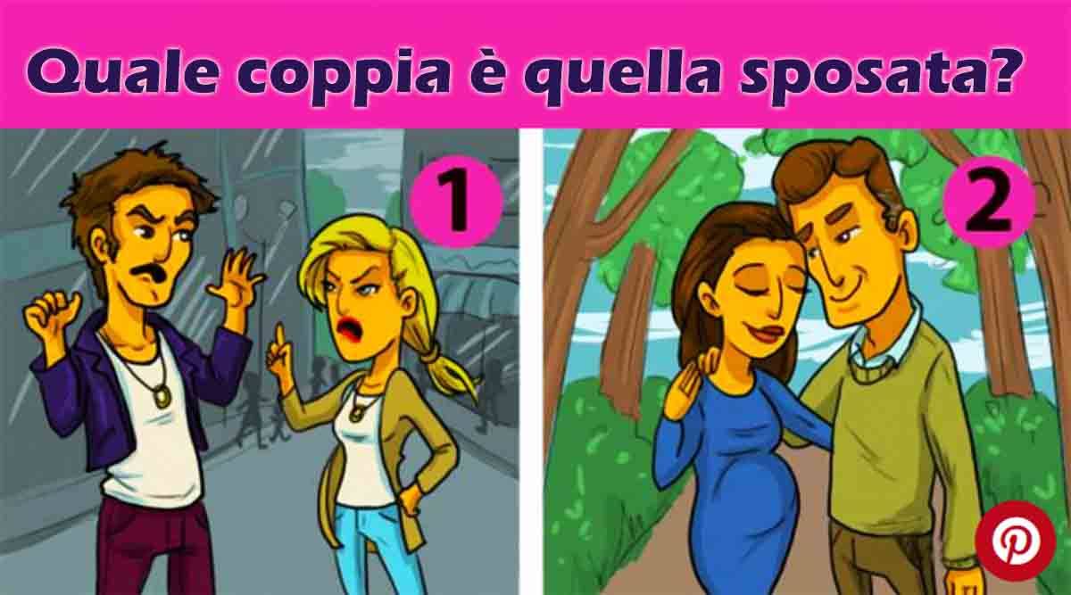 Test: qual é la coppia sposata tra le due?