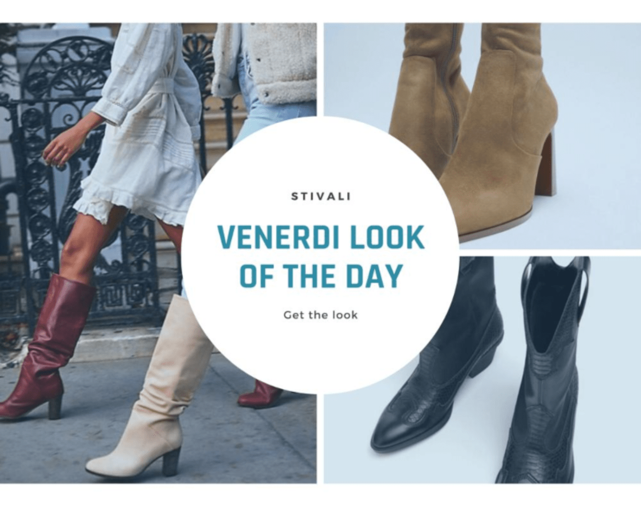 look of the day stivali