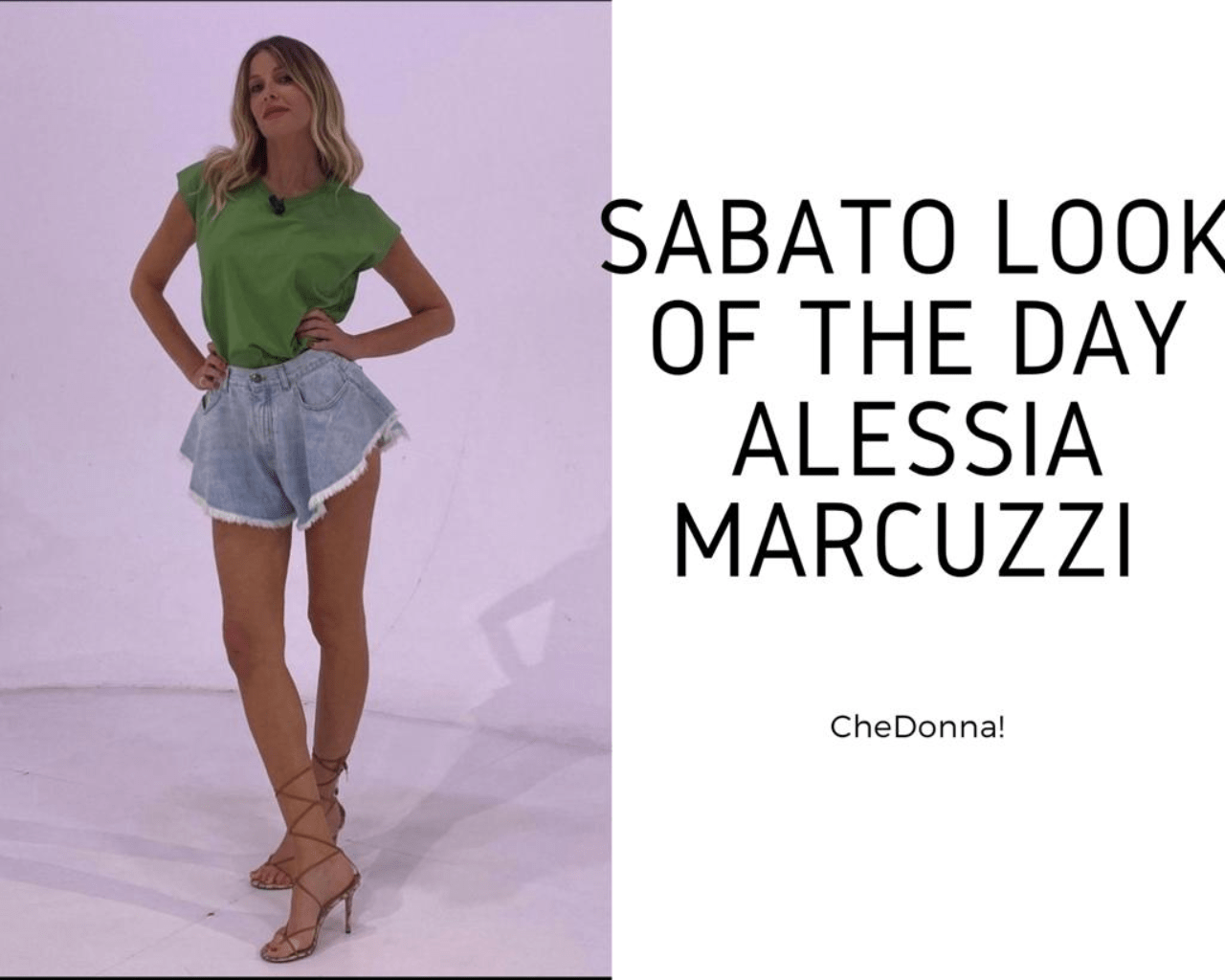 Alessia Marcuzzi look