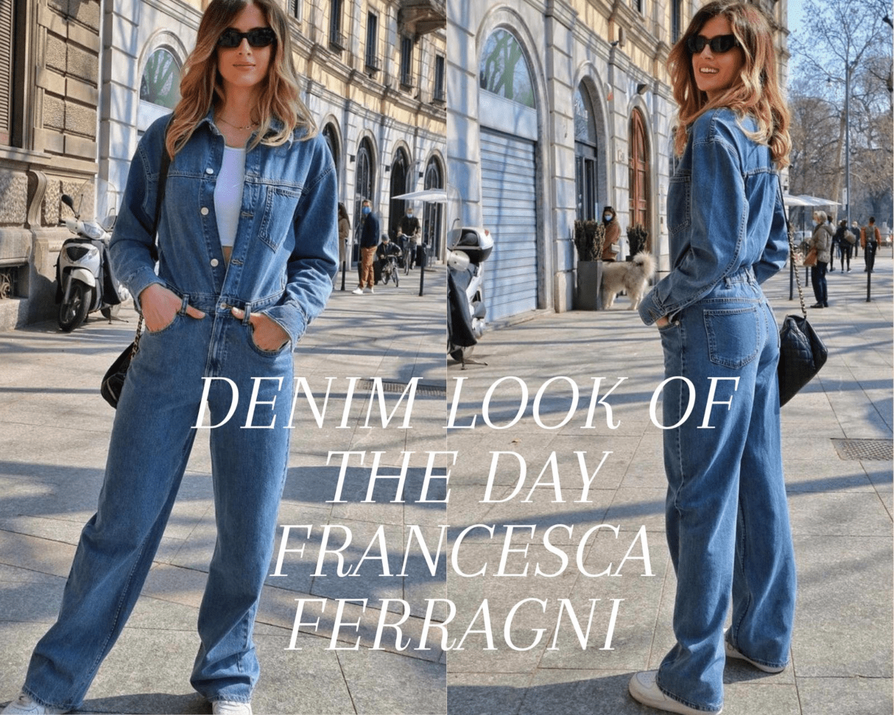 Francesca Ferragni total denim