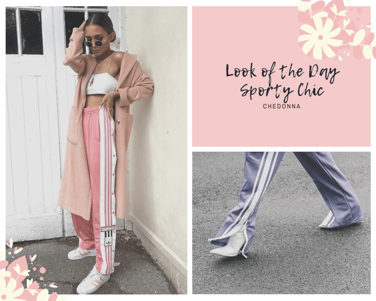 sporty chic look of the day