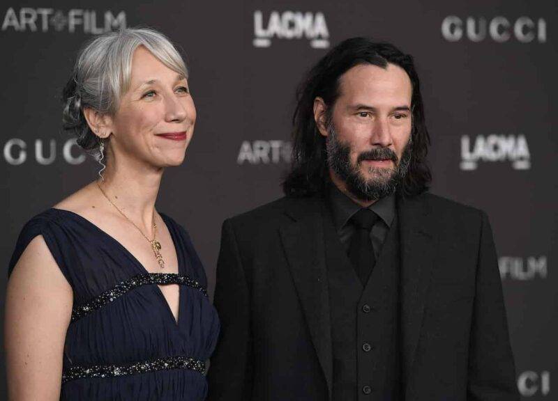 Keanu Reeves e Alexandra Grant (Getty Images)