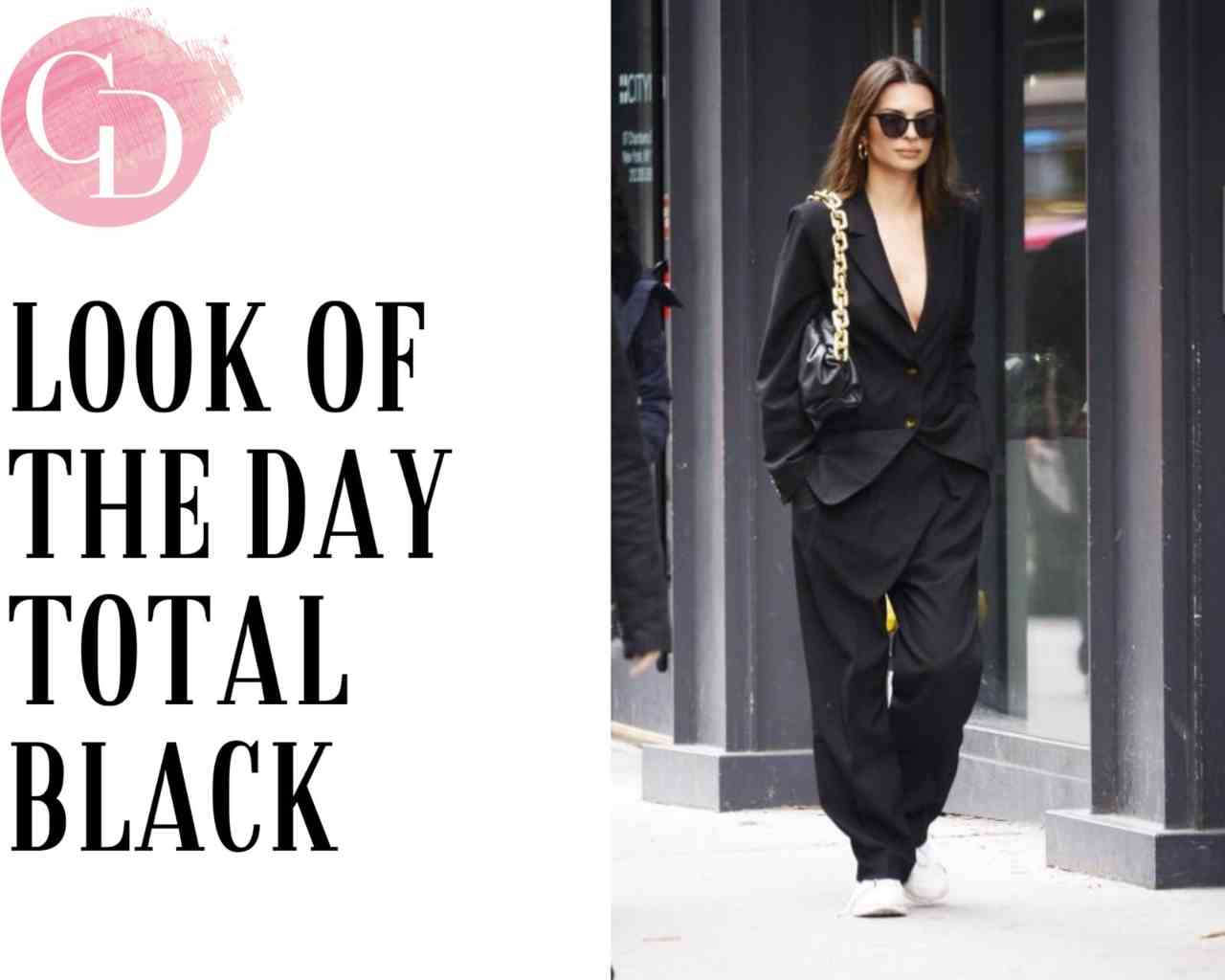 look of the day total black