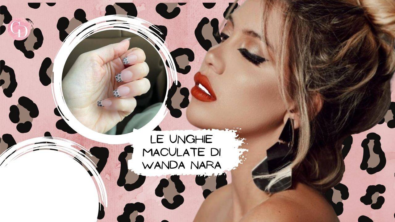 unghie leopardate wanda nara