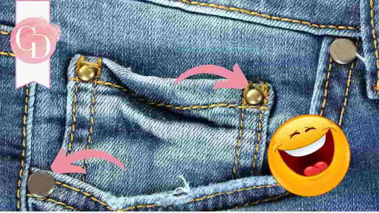 Nessuno sa a cosa servono i bottoni sulle tasche dei jeans, sono utilissimi