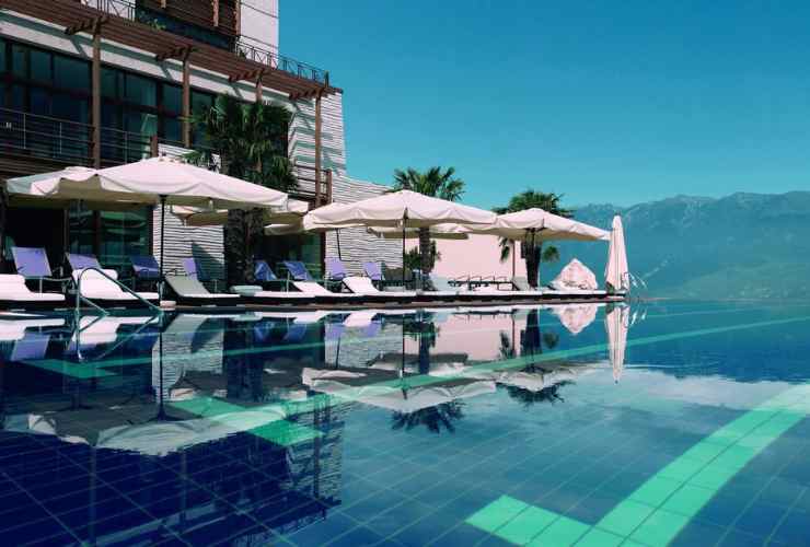 Piscina del Lefay Resorts & SPA Lago di Garda