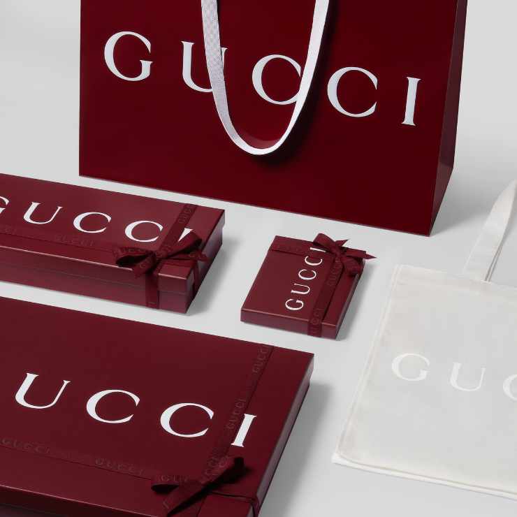 packaging Gucci