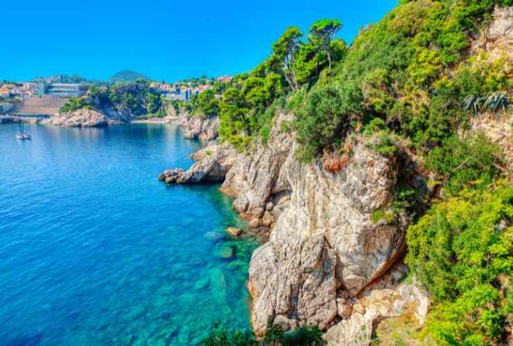 costa della Croazia mare e natura
