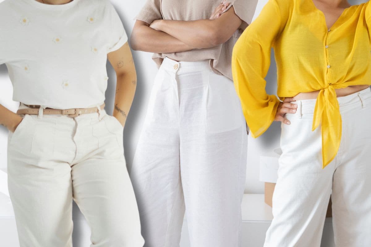 come abbinare il pantalone bianco