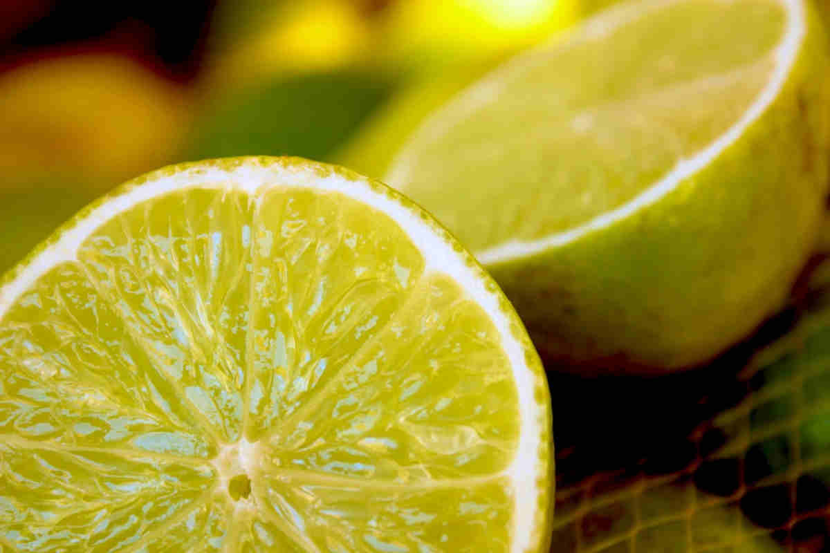 Limone per scrub viso