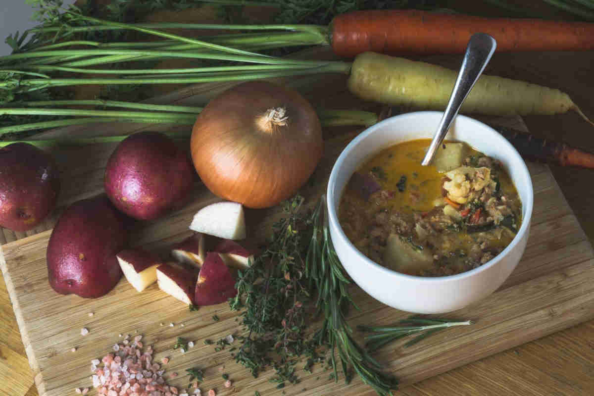 Zuppa di verza e patate