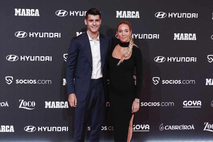 Alvaro Morata e Alice Campello