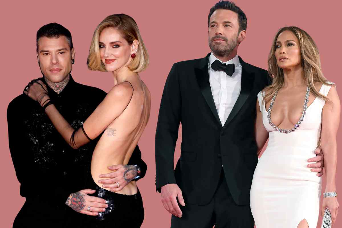 Fedez e Chiara Ferragni, Ben Affleck e Jennifer Lopez