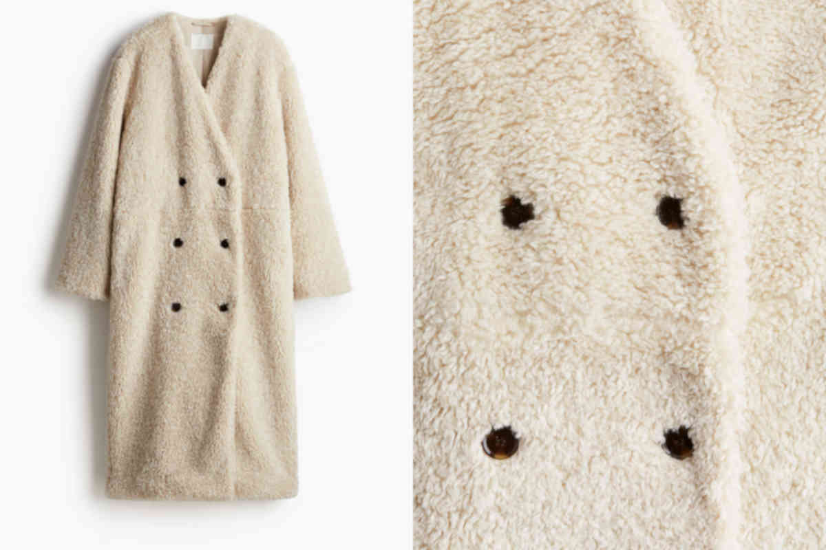 Cappotto Teddy H&M