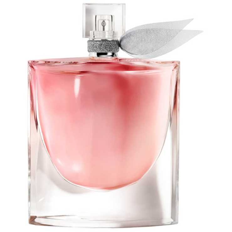 flacone di profumo rosa